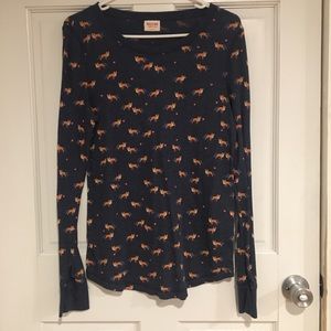 Long Sleeve Fox Shirt
